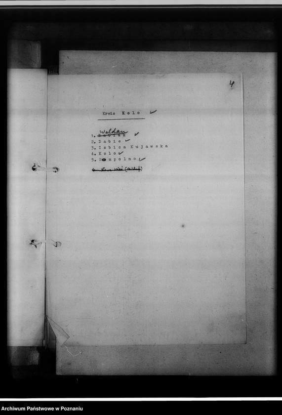 Obraz 9 z jednostki "Einziehungsprotokolle [ksiąg kościelnych] Kreis Warthbrücken [powiat kolski]"