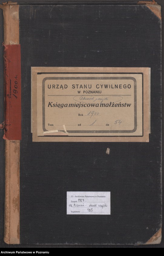 Obraz 2 z jednostki "Księga miejscowa małżeństw"