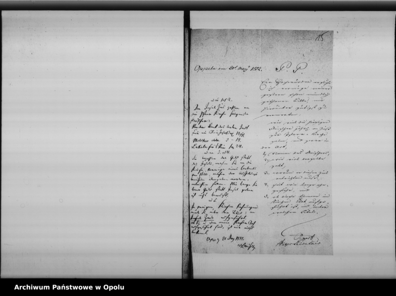 Obraz 15 z jednostki "Acta specialia betreffend die Abgaben und Leistungen der Zünfte für das ausschliessliche Recht zum Gewerbs - Betrieb Vol: I de anno 1812-1822"