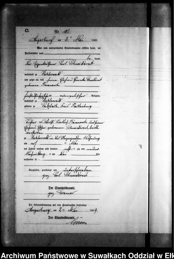 image.from.unit.number "Sterbe-Neben-Register des Preussischen Standes-Amtes Kehlen Kreis Angerburg"