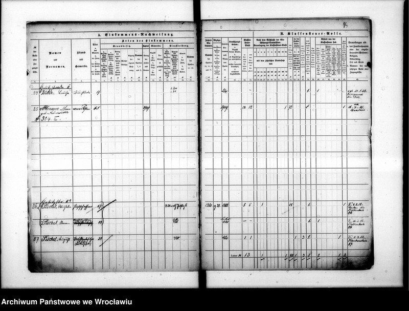 image.from.unit.number "Klassensteuerrolle nebst Eikommens - Nachweisung"