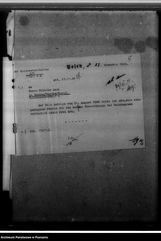 Obraz 9 z jednostki "Bewerbungen um Anstellung im Beamtendienst"