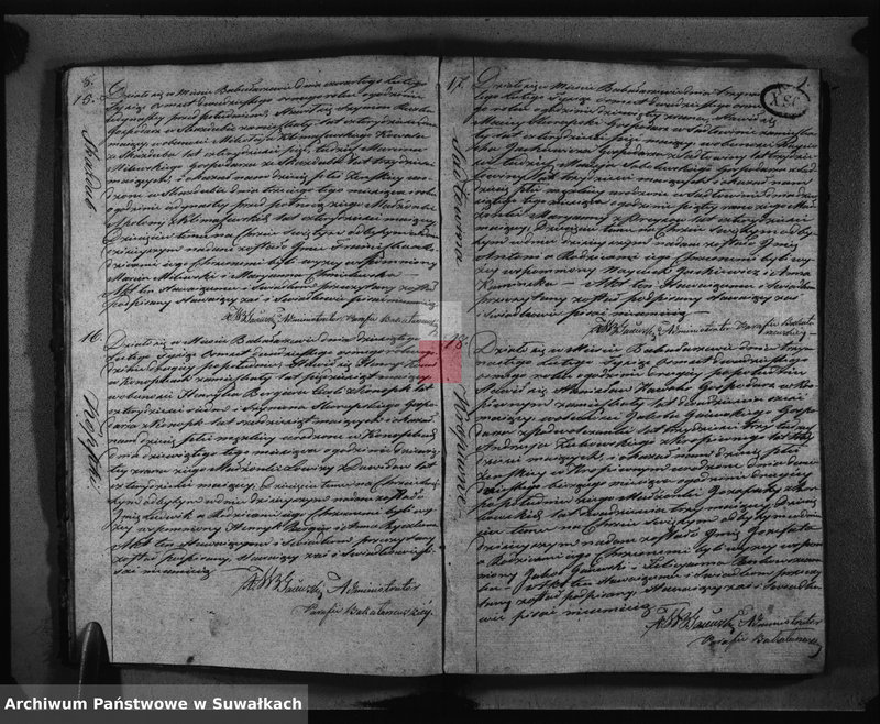 image.from.unit.number "Dublikat z Roku 1828 przeznaczony do Archiwum Hipotecznego zawierający w sobie Akta Urodzenia, Zejscia i Zaślubienia Parafii Bakałarzewskiey Wyznania Katolickiego"