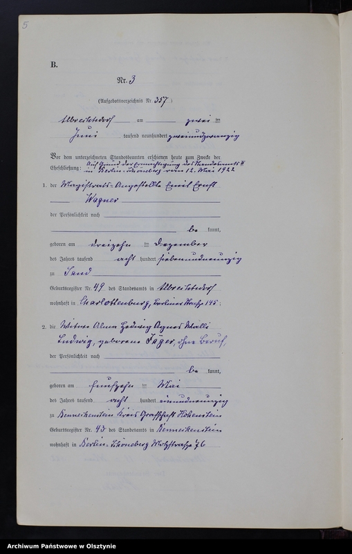 image.from.unit.number "Heiraths-Neben-Register Nr 1 - 14 [ Księga małżeństw - wtóropis ]"