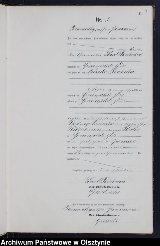 image.from.unit.number "Sterbe-Neben-Register Nr 1 - 28"