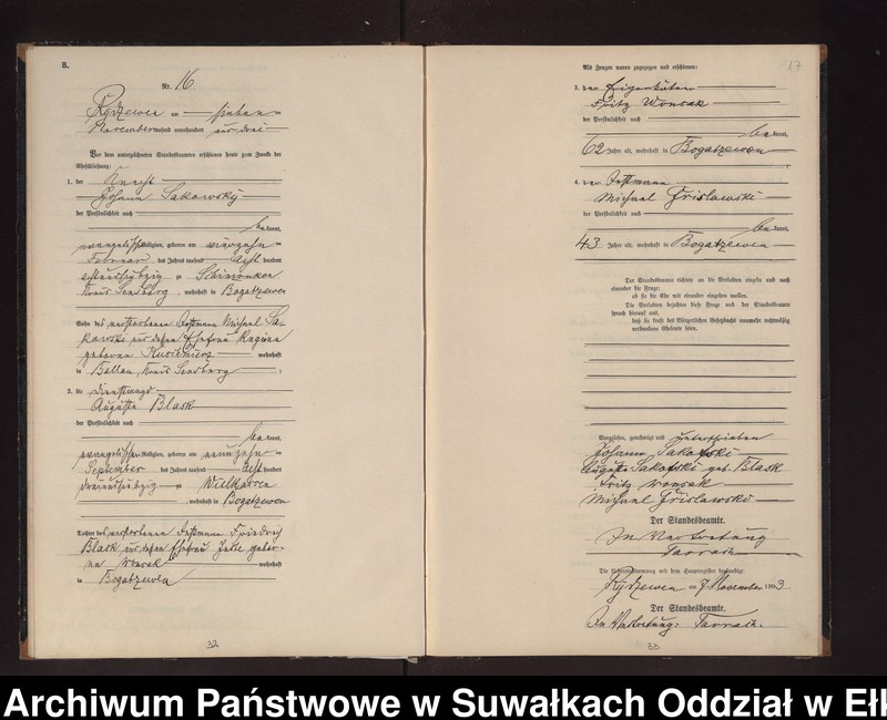 image.from.unit.number "Heirtahs-Neben-Register des Preussischen Standes-Amtes Rydzewen Kreis Lötzen"
