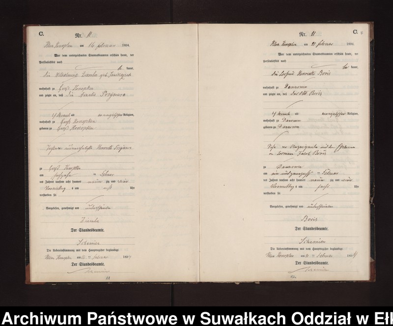 image.from.unit.number "Sterbe-Neben-Register des Preussischen Standes-Amtes Gross Konopken Kreis Loetzen"