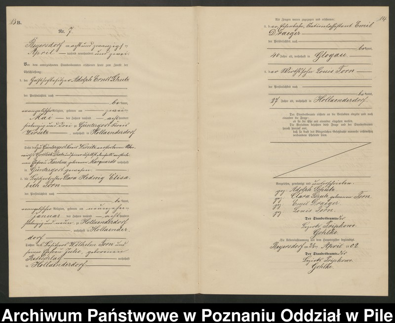 Obraz 10 z jednostki "Księga małżeństw"
