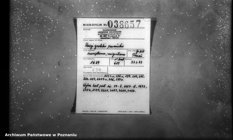 Obraz 2 z jednostki "Inscriptiones, resignationes [protocollon]"