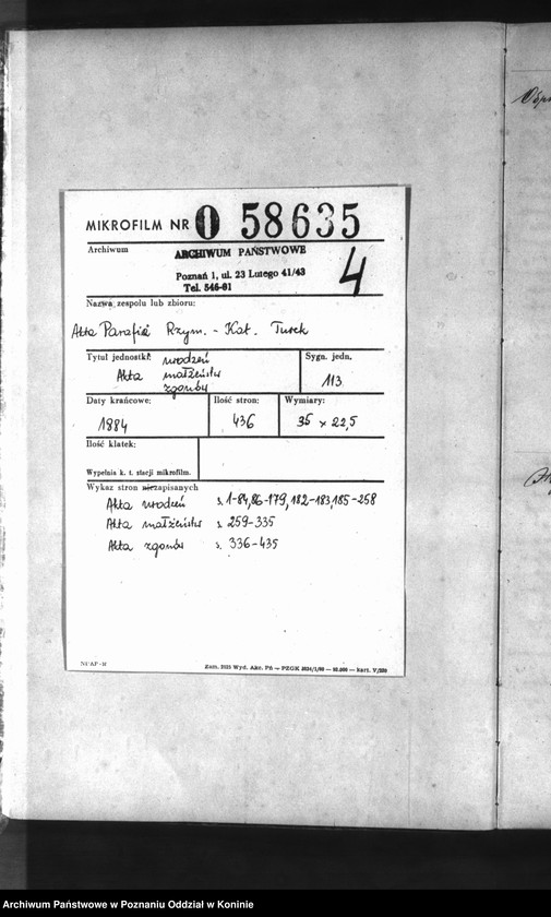 image.from.unit.number "Księga urodzeń, małżeństw, zgonów"