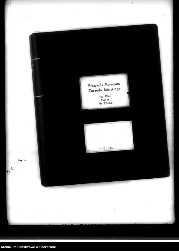Obraz 3 z jednostki "Protokoły Kolegium Zarządu Miejskiego nr 27-68 (kopie)"