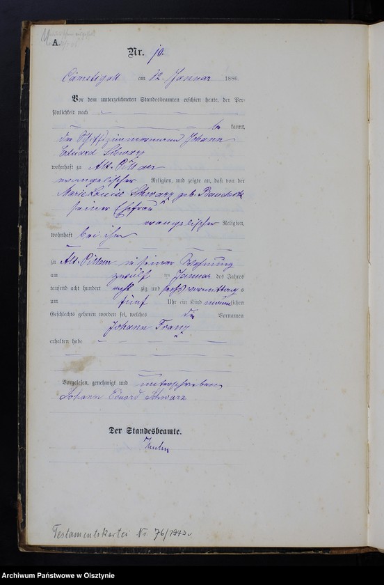 image.from.unit.number "Geburts-Haupt-Register Nr 1 - 154"