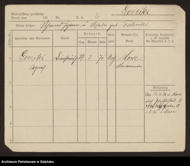 image.from.unit.number "Karty meldunkowe: Gosebruch - Gottschalk"