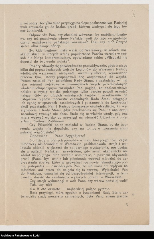 Obraz 3 z jednostki "[List otwarty Izabeli Moszczeńskiej do Józefa Piłsudskiego]"