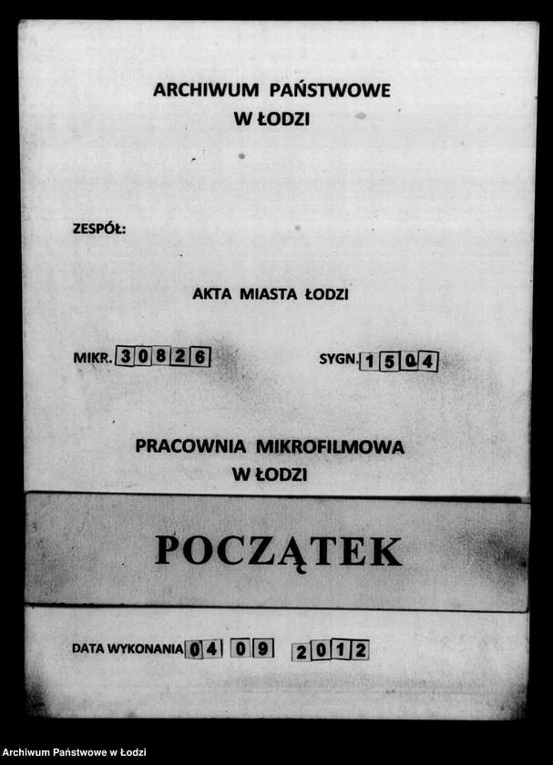 Obraz 1 z jednostki "Manuał przychodu i rozchodu funduszów gminnych, regestr funduszów przechodnich, regestr forszusów i zaległości kasy m. Łodzi na r. 1860"
