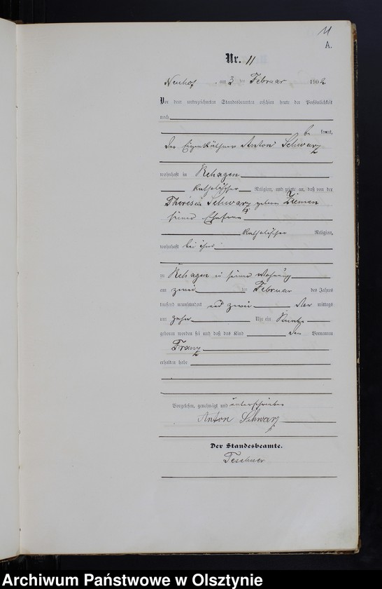 image.from.unit.number "Geburts-Haupt-Register Nr 1 - 121"