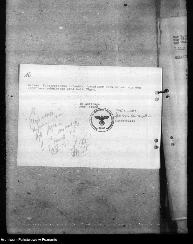 Obraz 16 z jednostki "Blinden- und Gehörlosen- Unterricht. Hilfsschulen. Hebammenvorschule"