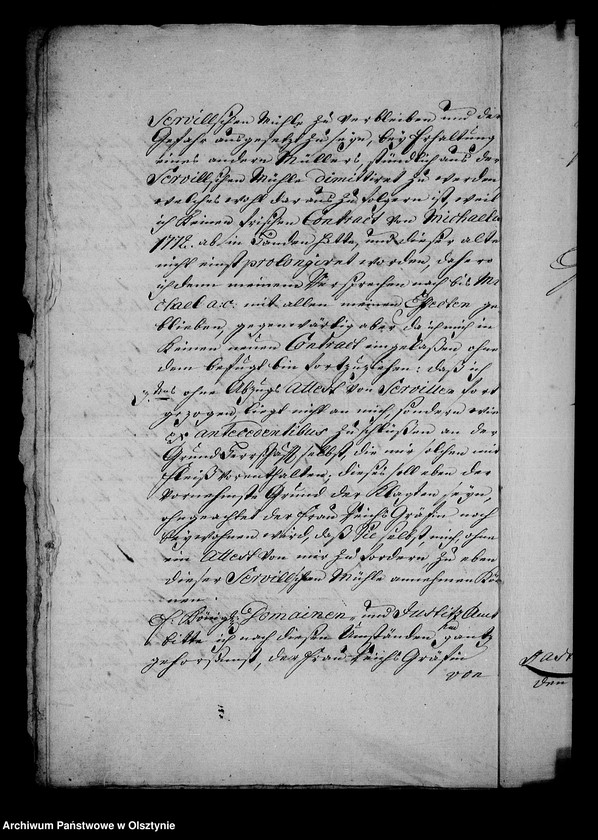 image.from.unit.number "Correspondence die Serwillensche Müle betr. /Surwile; kętrz./"