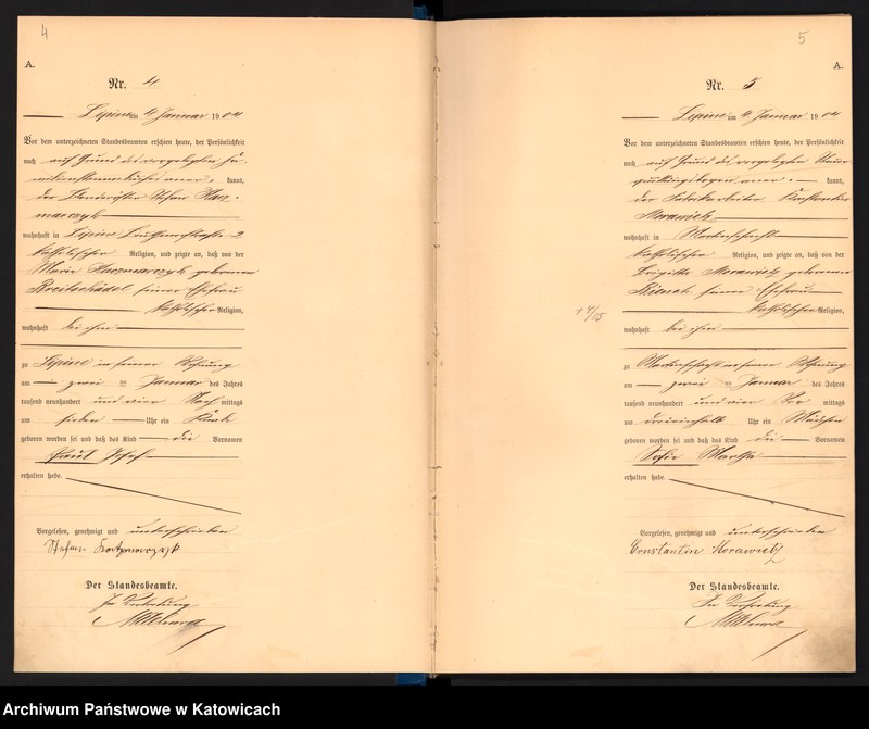 image.from.unit.number "Księga urodzeń T.1 nr 1-595"