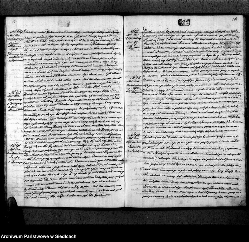 Obraz 18 z jednostki "Akta urodzin, małżeństw, zgonów"