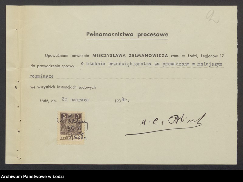 Obraz 4 z jednostki "Michał Lajb Winter- sprzedaż towarów bawełnianych i półwełnianych"