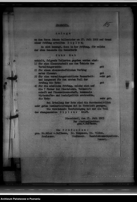 Obraz 19 z jednostki "Bewerbungen um Anstellung im öffentlichen Dienst"