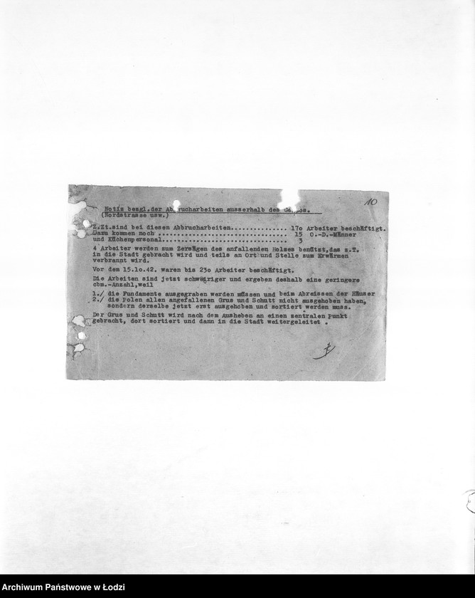 Obraz 13 z jednostki "Abbruch-Arbeiten [Roboty rozbiórkowe i budowlane]"