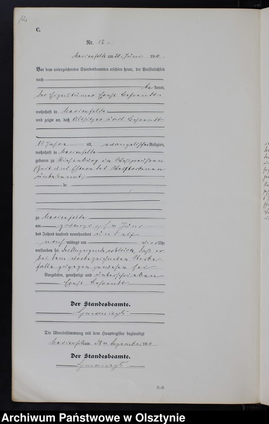 image.from.unit.number "Sterbe-Neben-Register Nr 1 - 32"