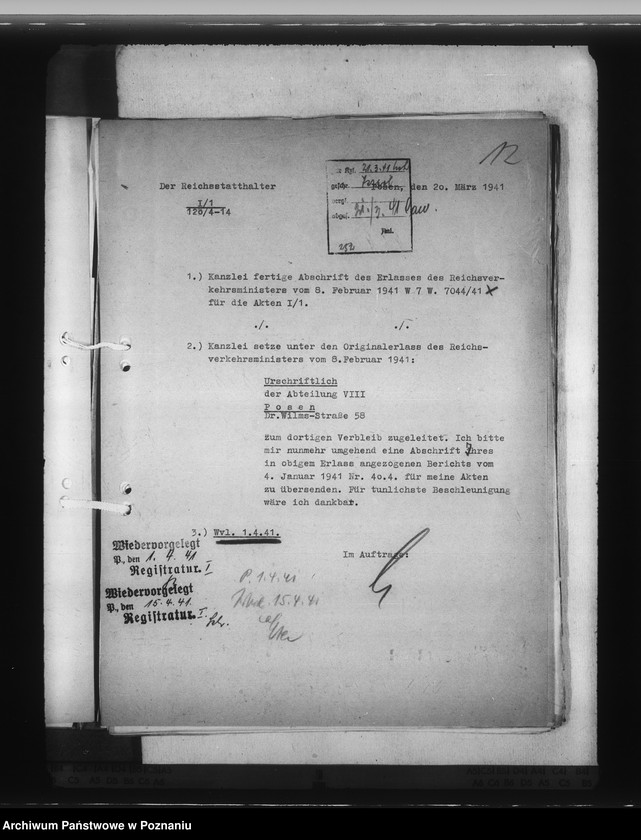 Obraz 16 z jednostki "Talsperre Dilltal (Sprawy dróg wodnych)"