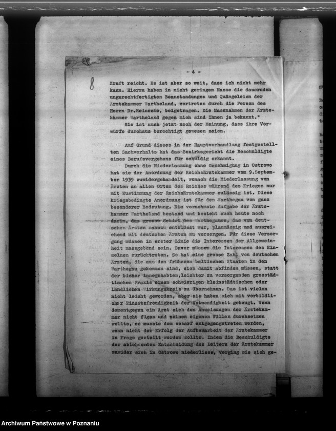 Obraz 12 z jednostki "Berufsgerichtliche Verfahren gegen Ärzte"