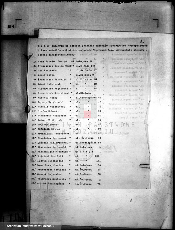 Obraz 6 z jednostki "/Towarzystwo Przemysłowców i Rzemieślników w Gostyniu/"