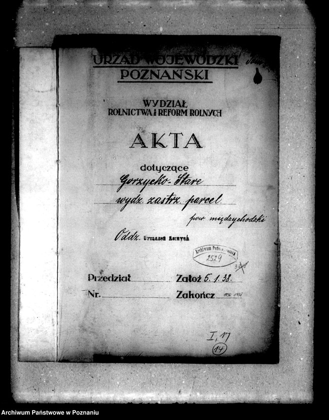 Obraz 4 z jednostki "Majątek Gorzycko Stare powiatu międzychodzkiego wydzielenie zastrzeżonych parcel"