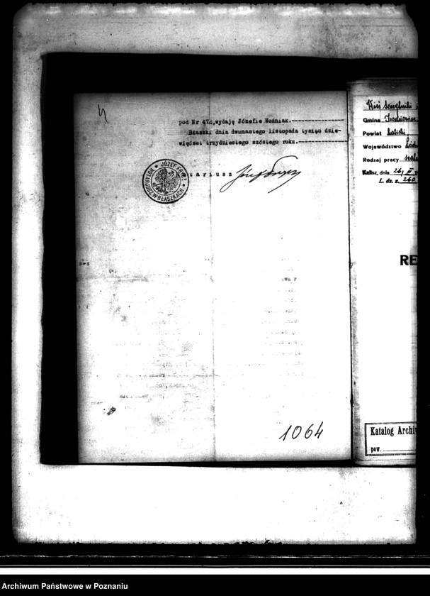 Obraz 8 z jednostki "Wieś i majątek Szczytniki powiat kaliski. Rejestr pomiarowy"