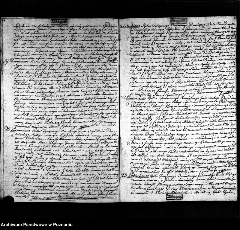 Obraz 6 z jednostki "Akta urodzonych, małżeństw i zmarłych"