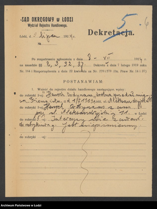 Obraz 8 z jednostki "Henoch Ordynans- sprzedaż mięsa"