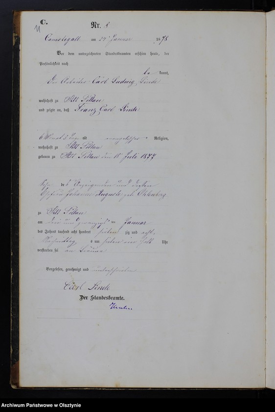 image.from.unit.number "Sterbe-Haupt-Register Nr 1 - 87"