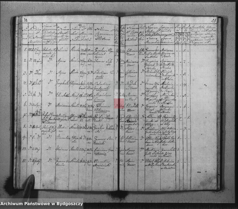 image.from.unit.number "Duplicate der Kirchen Bücher drer Katholischen Kirche zu Strzelno"