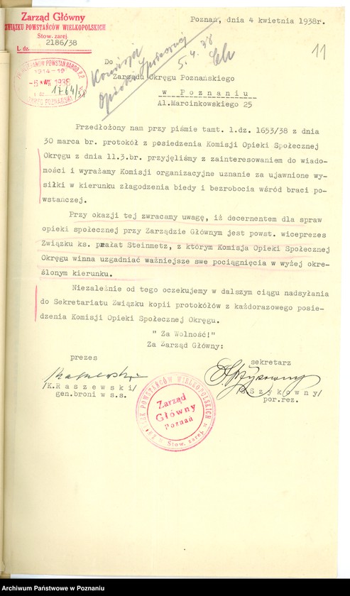 Obraz 14 z jednostki "Związek Weteranów Powstań Narodowych - obchód 17 rocznicy powstania."