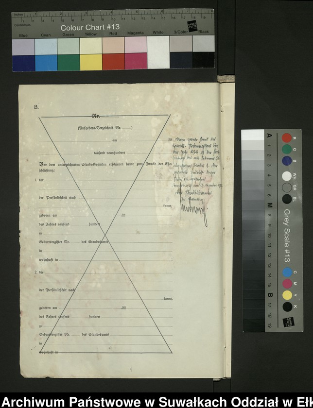 image.from.unit.number "[B2. Heirats = Register (Neben = Register) Standesamt Angerburg einschl. der Standesamtsbezirk, Gross Strengeln, Kehlen und Prinowen]"