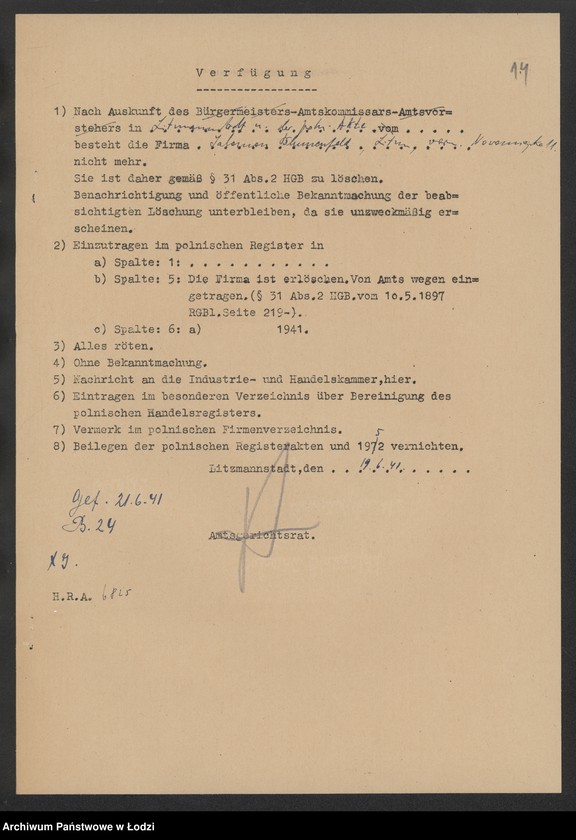 Obraz 16 z jednostki "Salomon Blumenfeld – drobna sprzedaż krawatów i bielizny"