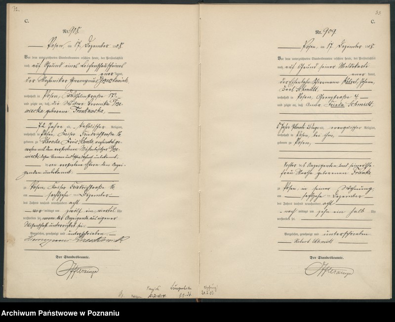 Obraz 19 z jednostki "Księga miejscowa zgonów tom III [Rejestr główny zgonów]"