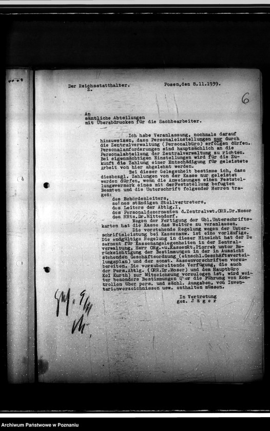 Obraz 10 z jednostki "Anordnungen nur für die Behörde"