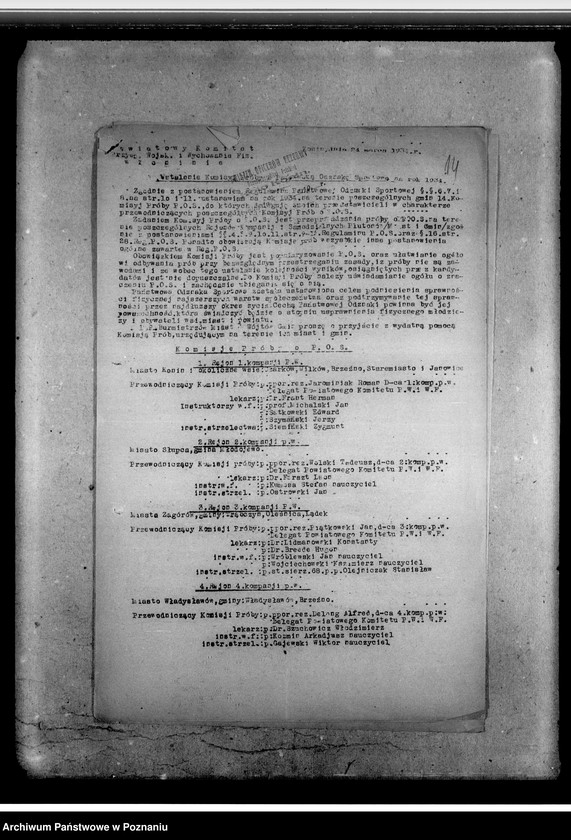 Obraz 18 z jednostki "Protokoły, rozkazy, komunikaty, okólniki, sprawozdania Związku Oficerów Rezerwy Rzeczypospolitej Polskiej. Regulamin dla Kół Podchorążych Rezerwy"