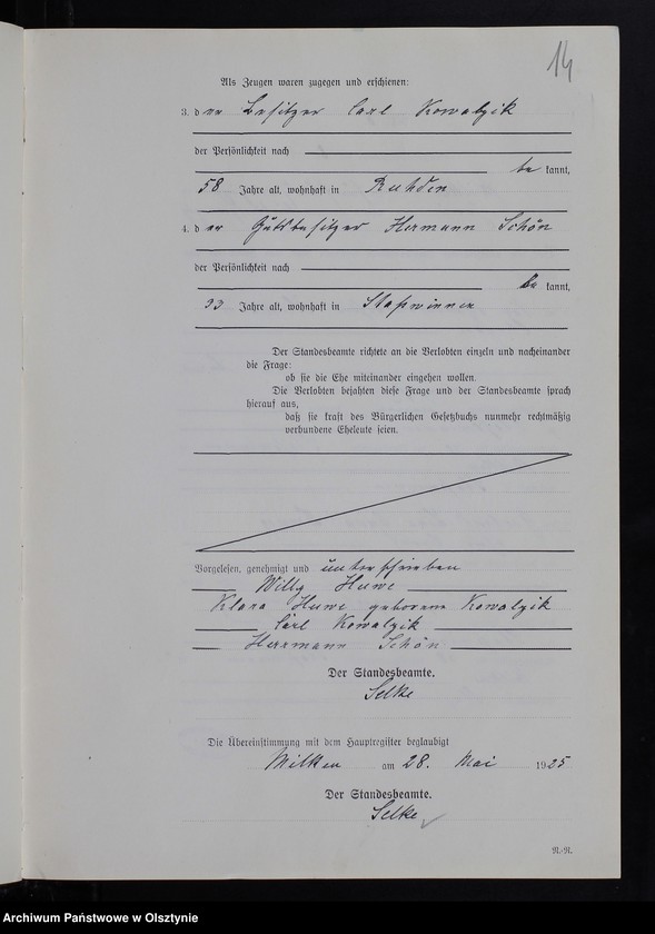 image.from.unit.number "Heiraths-Register/Neben-Register/ Nr 1 - 14"