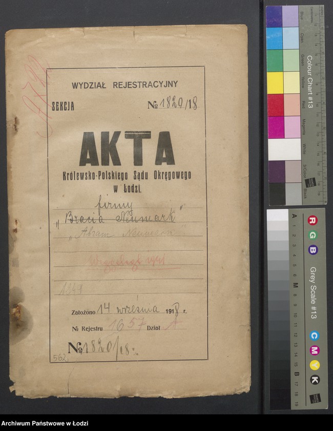 Obraz 2 z jednostki "Abram Neumark- skład towarów galanteryjnych"