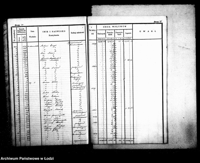 Obraz 15 z jednostki "Dziennik przychodu i wydatku kasy ekonomicznej m. Łodzi na r. 1860"