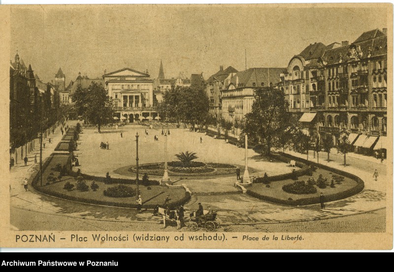Obraz 1 z jednostki "Poznań - Plac Wolności [widziany od wschodu]"