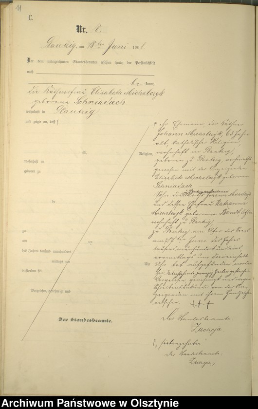 image.from.unit.number "Sterbe-Haupt-Register Nr 1 - 21"