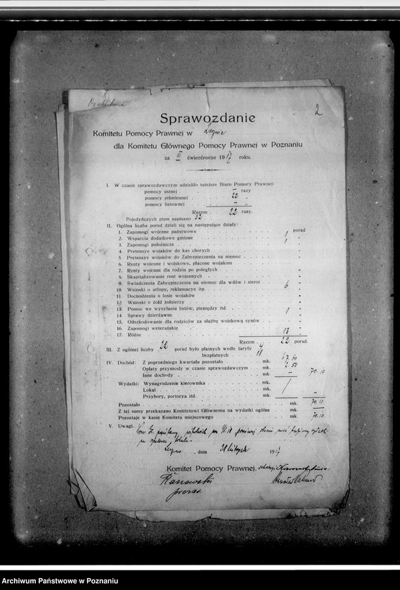 Obraz 6 z jednostki "Sprawozdania z Ponieca i Zbąszynia"