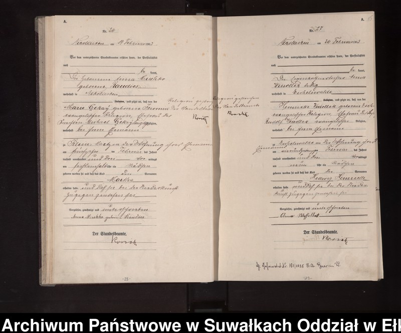 image.from.unit.number "Geburts-Haupt-Register des Königlichen Preussischen Standes-Amtes Nikolaiken Kreis Sensburg"